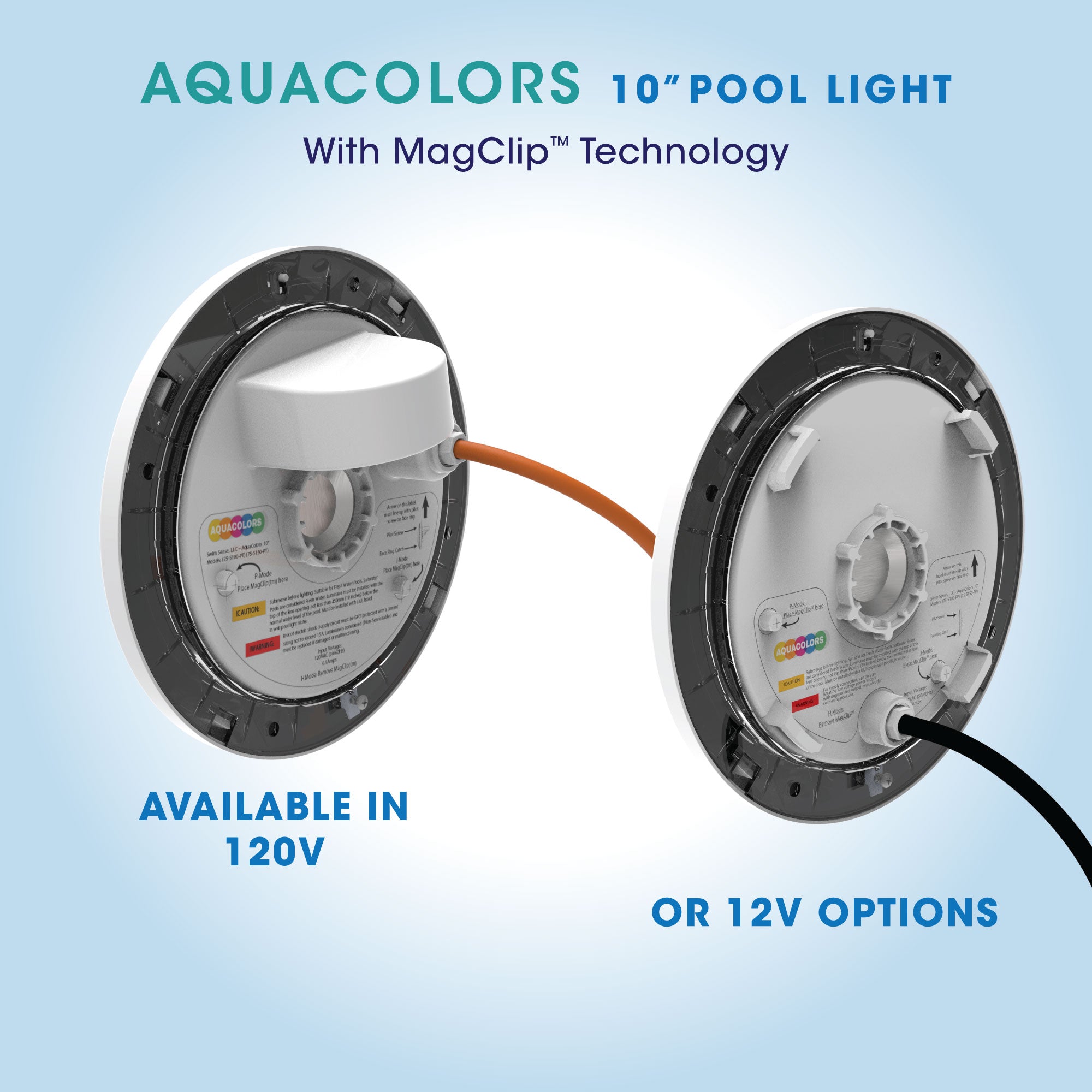 COMING SOON - AquaColors 10" Color or White Pool Light