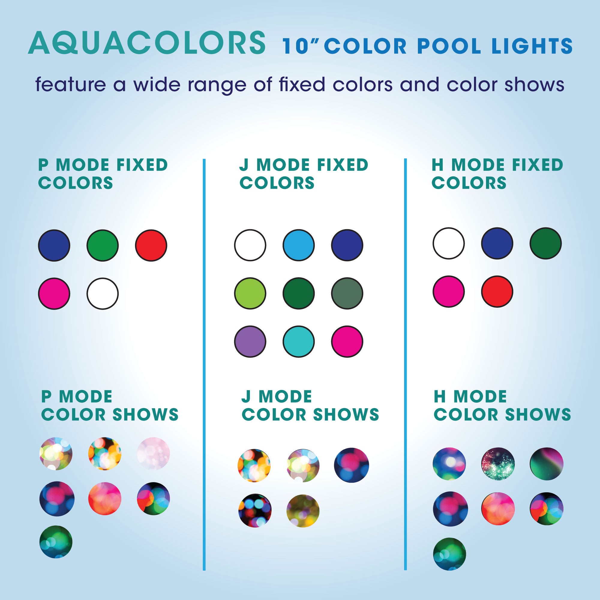 COMING SOON - AquaColors 10" Color or White Pool Light